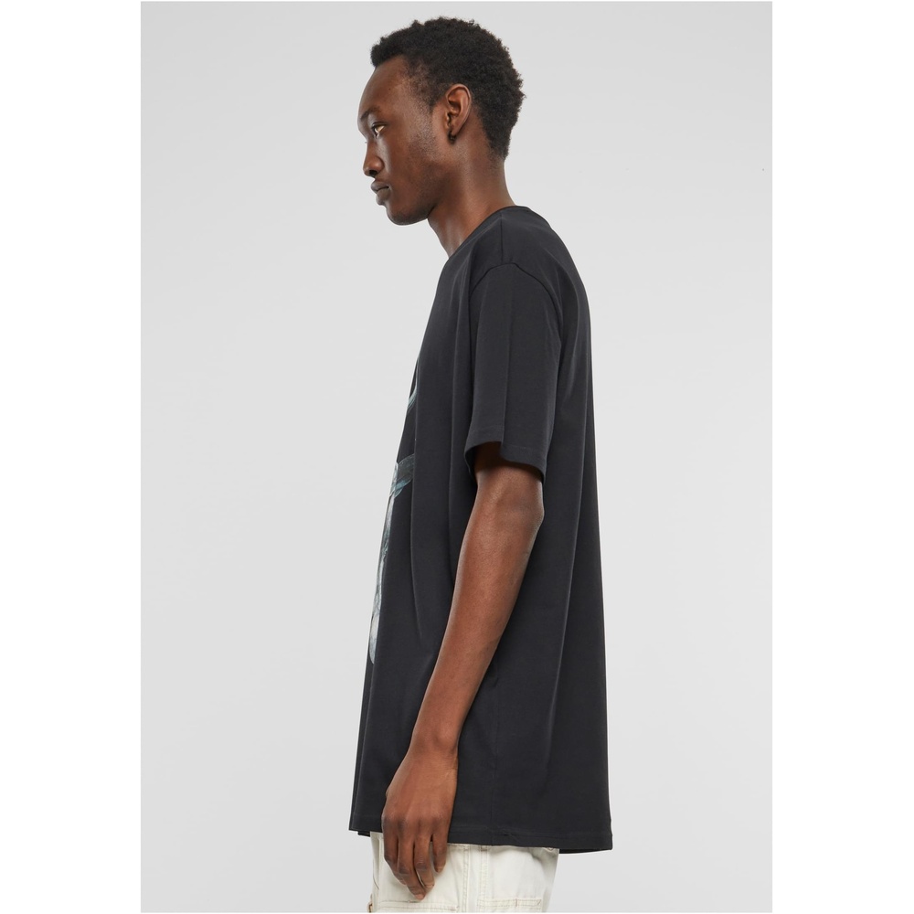 Forgotten Faces - Rueling The World Oversize Mens Tshirt - Black